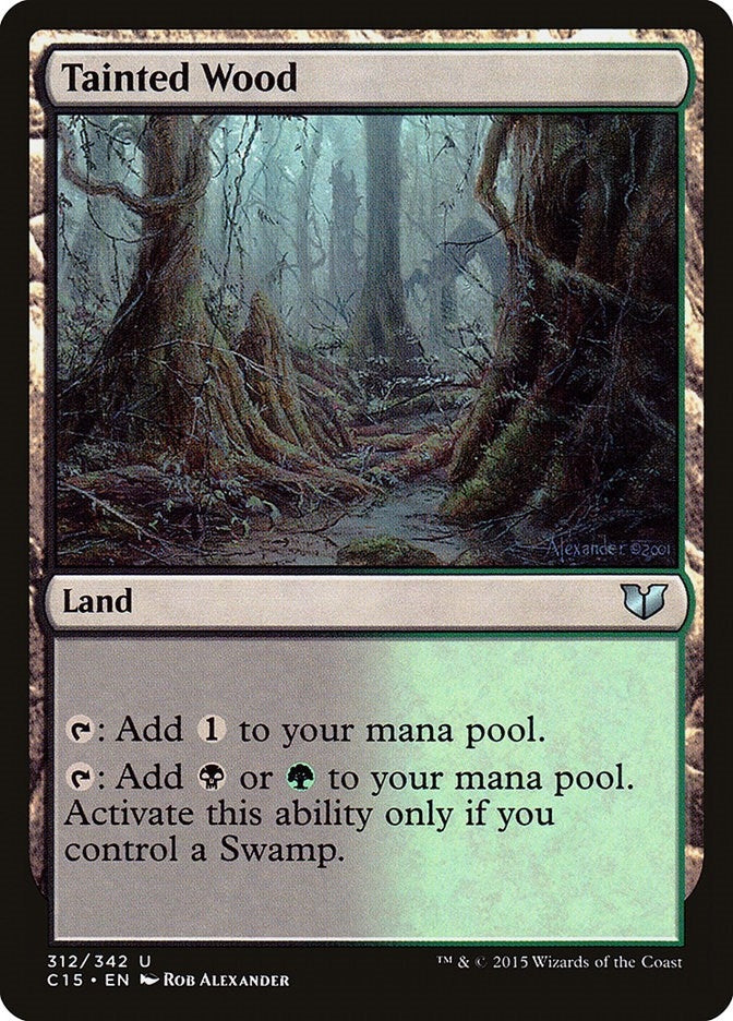 Image for Tainted Wood (312) [Commander 2015]