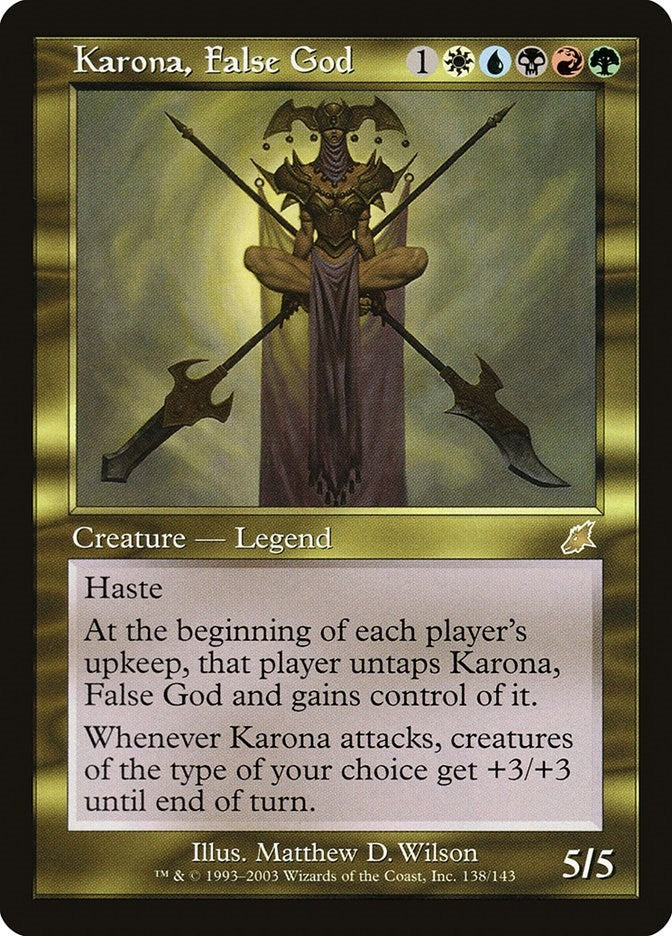 Image for Karona, False God (138) [Scourge]
