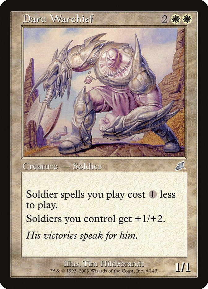 Image for Daru Warchief (6) [Scourge]