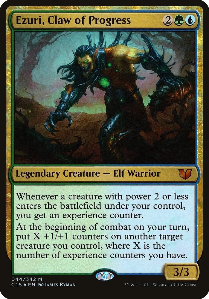 Image for Ezuri, Claw of Progress (Commander 2015) (44) [Oversize Cards]