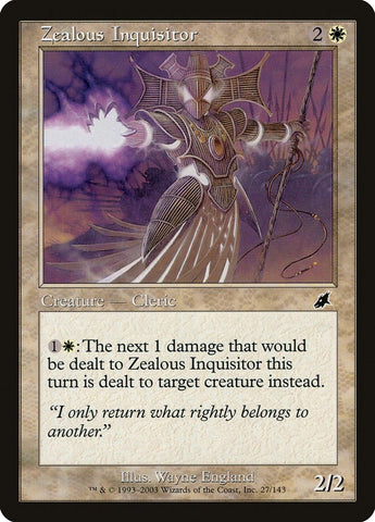 Image for Zealous Inquisitor (27) [Scourge]