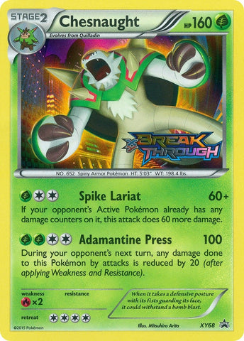 Image for Chesnaught (Prerelease) (XY68) [XY Promos]