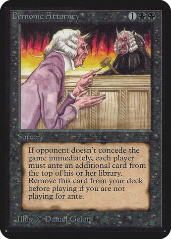 Image for Demonic Attorney [Alpha Edition]