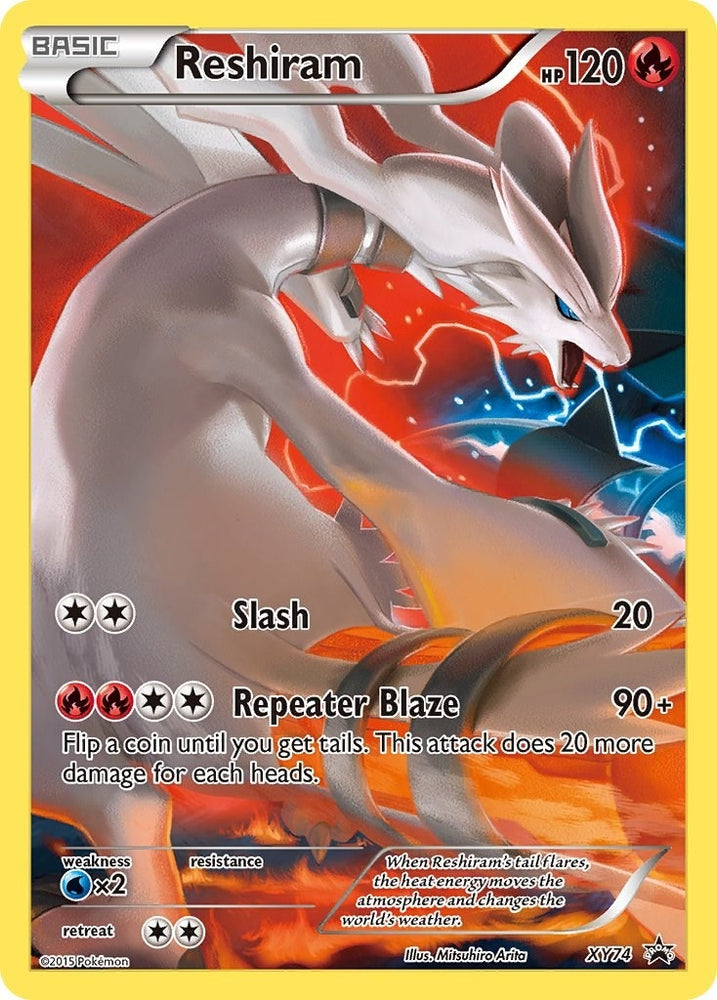 Image for Reshiram (Full Art Promo) (XY74) [XY Promos]