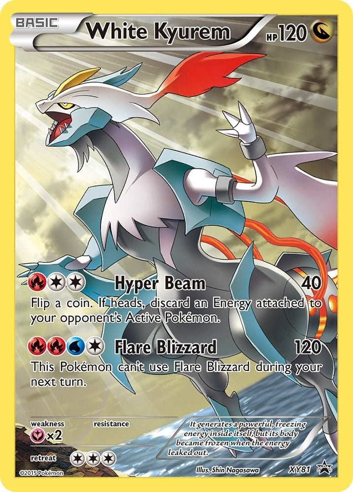 Image for White Kyurem (Full Art Promo) (XY81) [XY Promos]