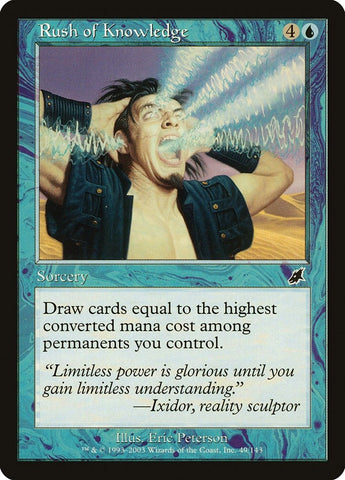 Image for Rush of Knowledge (49) - Magic: The Gathering
