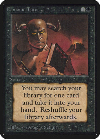 Image for Demonic Tutor [Alpha Edition]