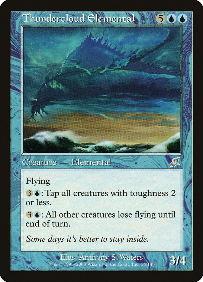 Image for Thundercloud Elemental (54) [Scourge]