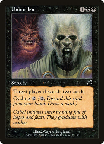 Image for Unburden (77) [Scourge]