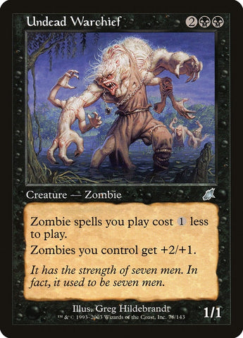 Image for Undead Warchief (78) - Magic: The Gathering