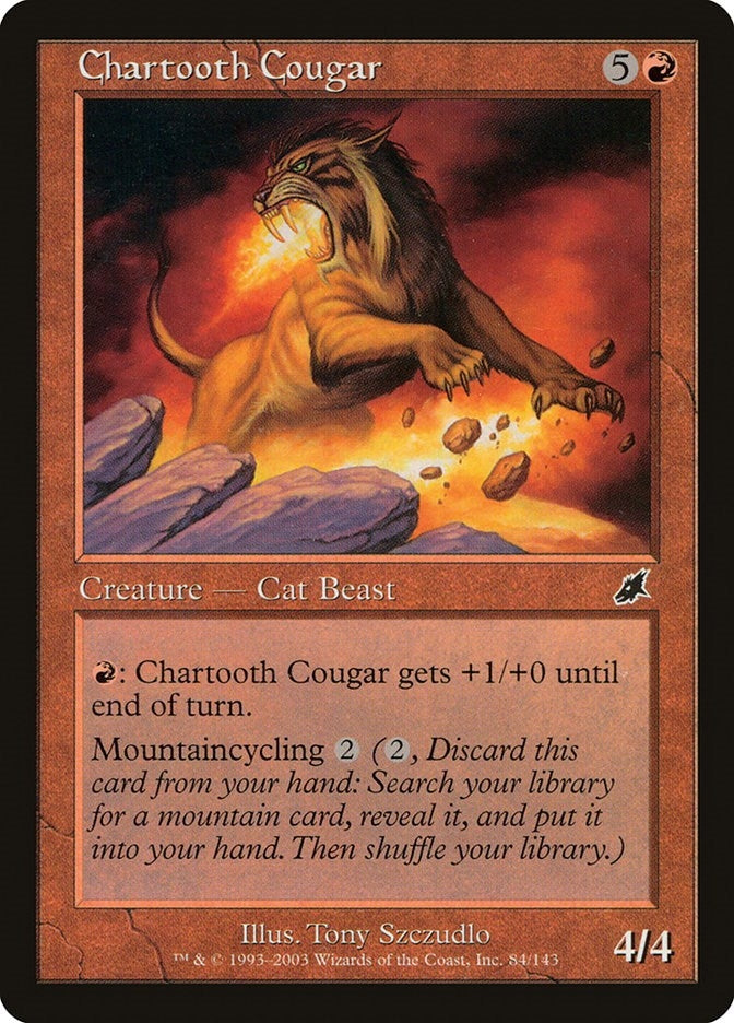 Image for Chartooth Cougar (84) [Scourge]