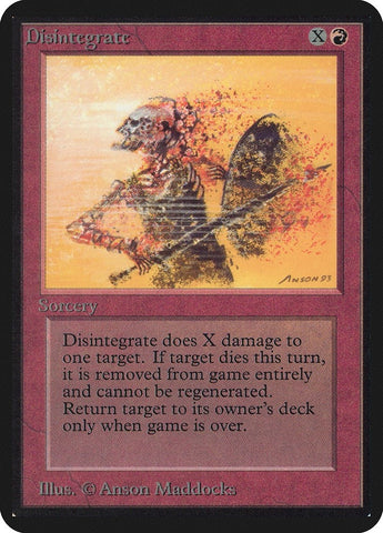 Image for Disintegrate [Alpha Edition]