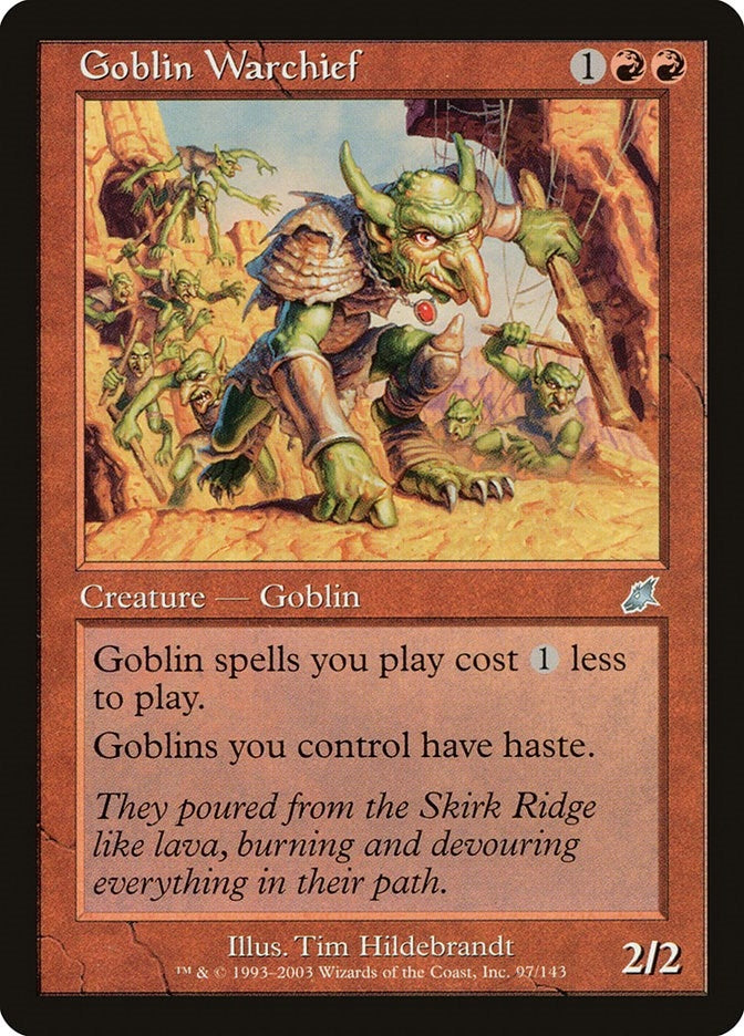 Image for Goblin Warchief (97) [Scourge]