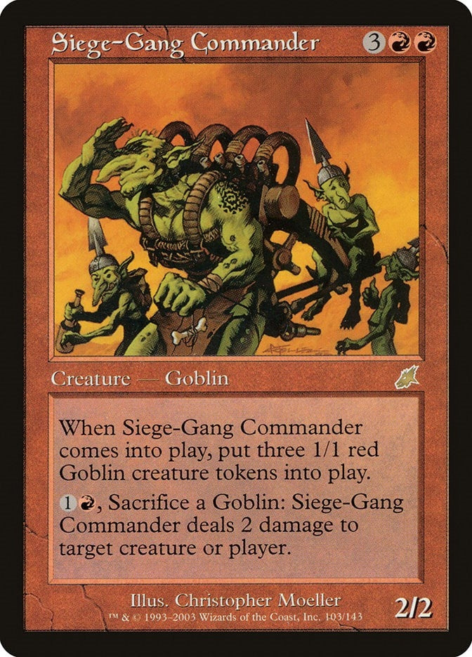 Image for Siege-Gang Commander (103) [Scourge]
