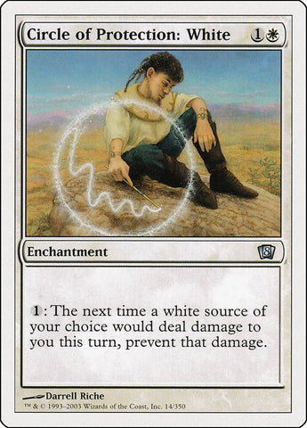 Image for Circle of Protection: White (14) (8ED)