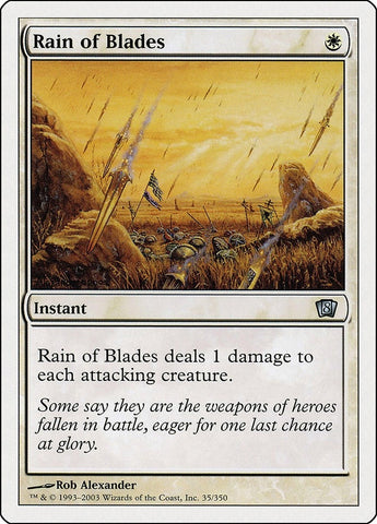 Image for Rain of Blades (35) - Magic: The Gathering