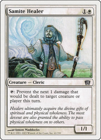 Image for Samite Healer (41) - Magic: The Gathering