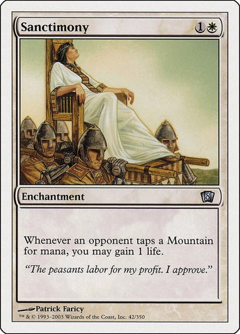 Image for Sanctimony (42) - Magic: The Gathering
