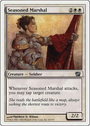 Image for Seasoned Marshal (44) - Magic: The Gathering