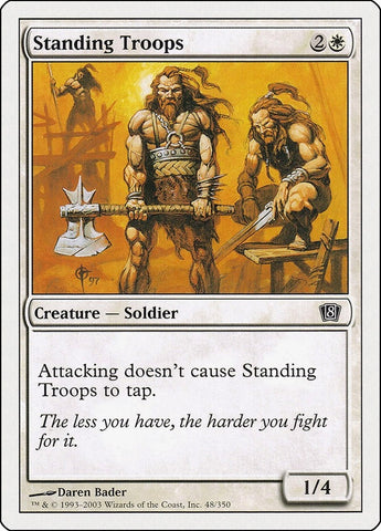 Image for Standing Troops (48) - Magic: The Gathering