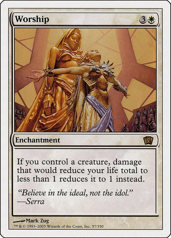 Image for Worship (57) - Magic: The Gathering