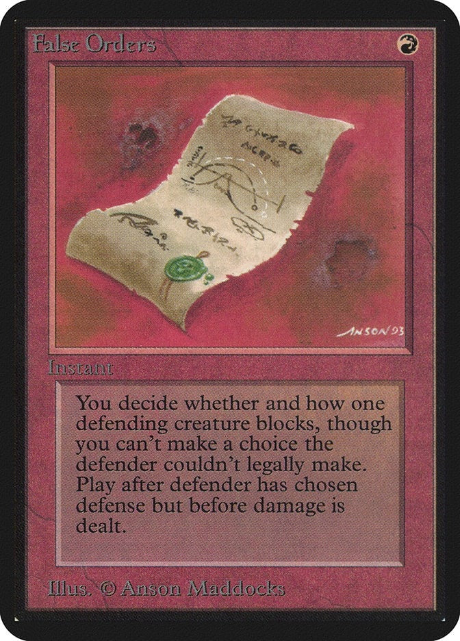 Image for False Orders [Alpha Edition]