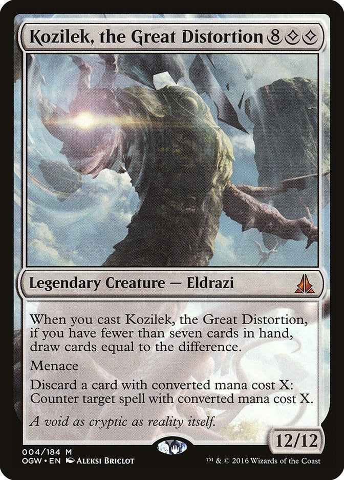 Image for Kozilek, the Great Distortion (4) [Oath of the Gatewatch]