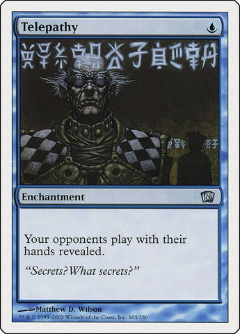 Image for Telepathy (105) - Magic: The Gathering