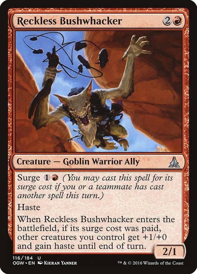 Image for Reckless Bushwhacker (116) [Oath of the Gatewatch]