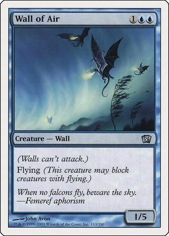 Image for Wall of Air (113) - Magic: The Gathering