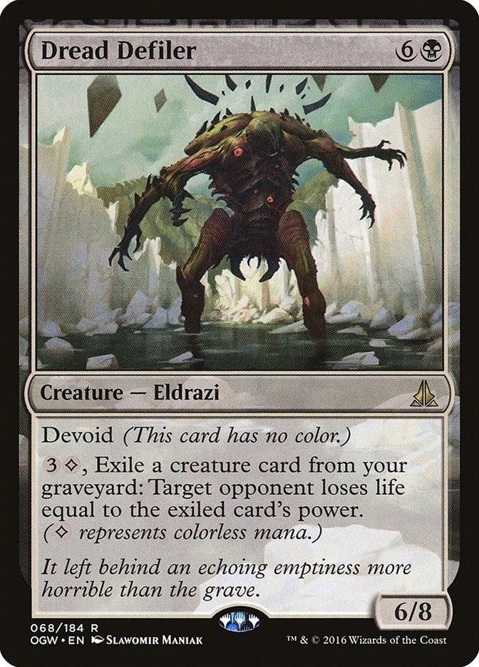Image for Dread Defiler (68) [Oath of the Gatewatch]