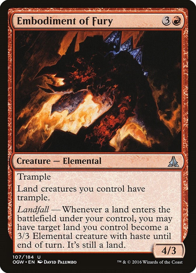 Image for Embodiment of Fury (107) [Oath of the Gatewatch]
