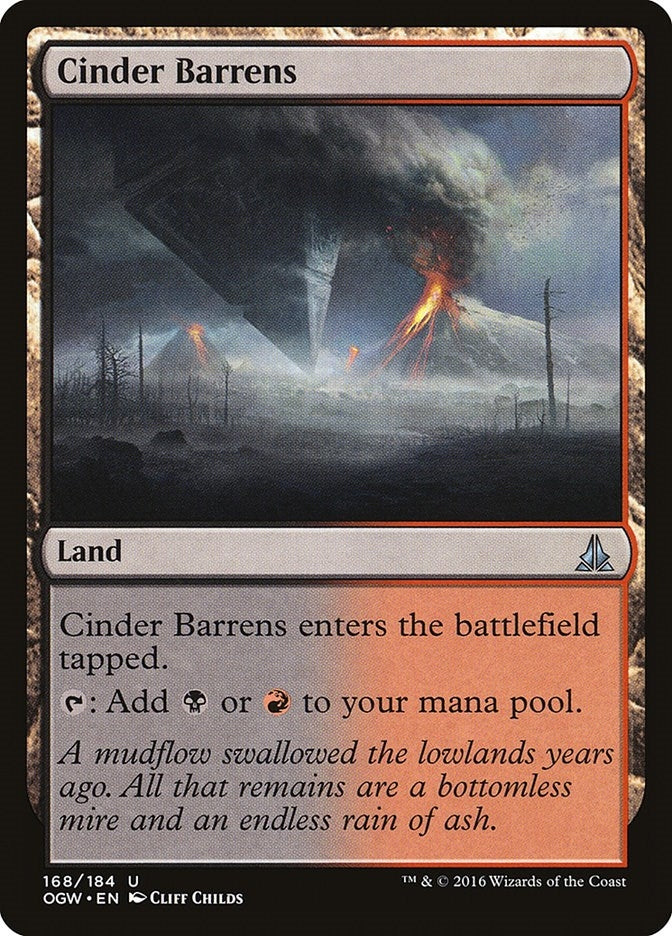 Image for Cinder Barrens (168) [Oath of the Gatewatch]