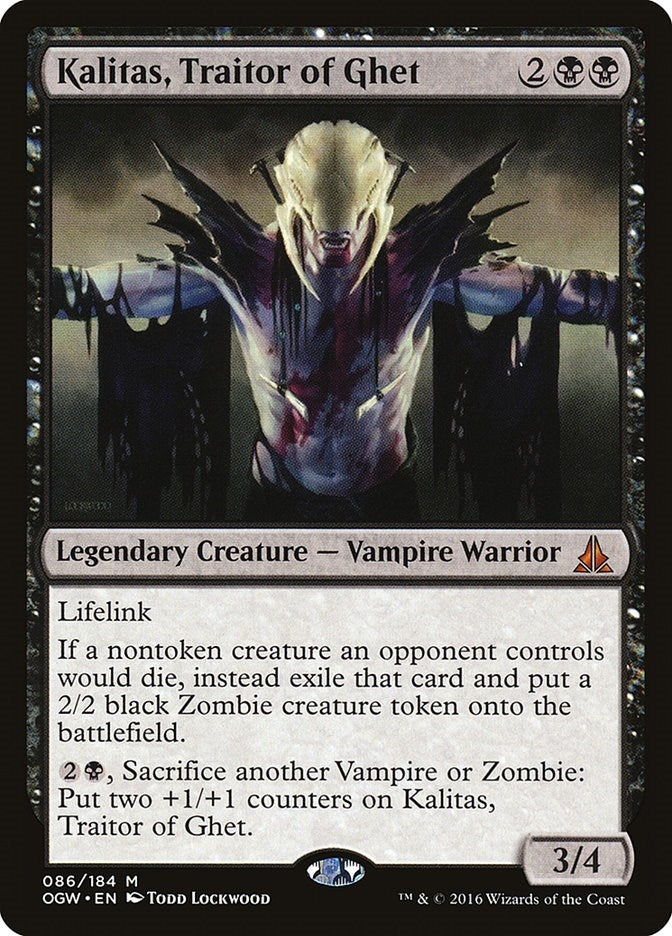 Image for Kalitas, Traitor of Ghet (86) [Oath of the Gatewatch]