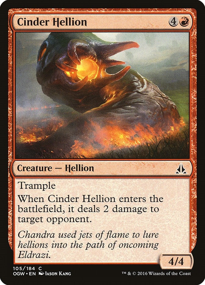 Image for Cinder Hellion (105) [Oath of the Gatewatch]