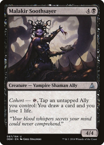 Image for Malakir Soothsayer (87) [Oath of the Gatewatch]