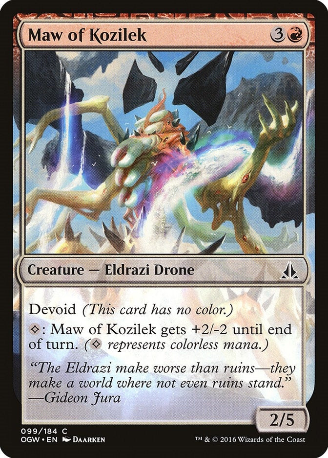 Image for Maw of Kozilek (99) [Oath of the Gatewatch]