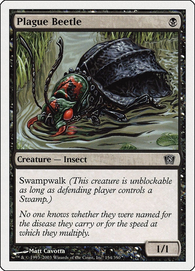 Image for Plague Beetle (154) - Magic: The Gathering