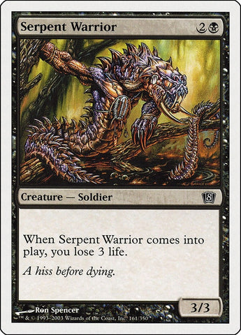 Image for Serpent Warrior (161) - Magic: The Gathering