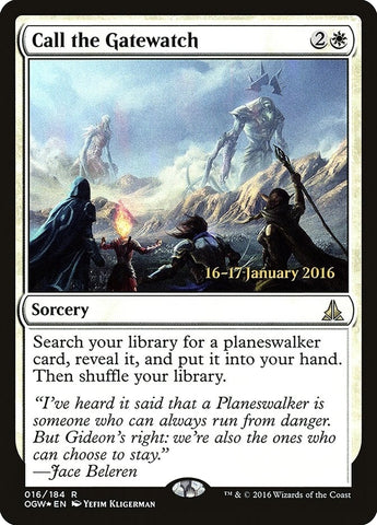 Image for Call the Gatewatch (16) [Prerelease Cards]