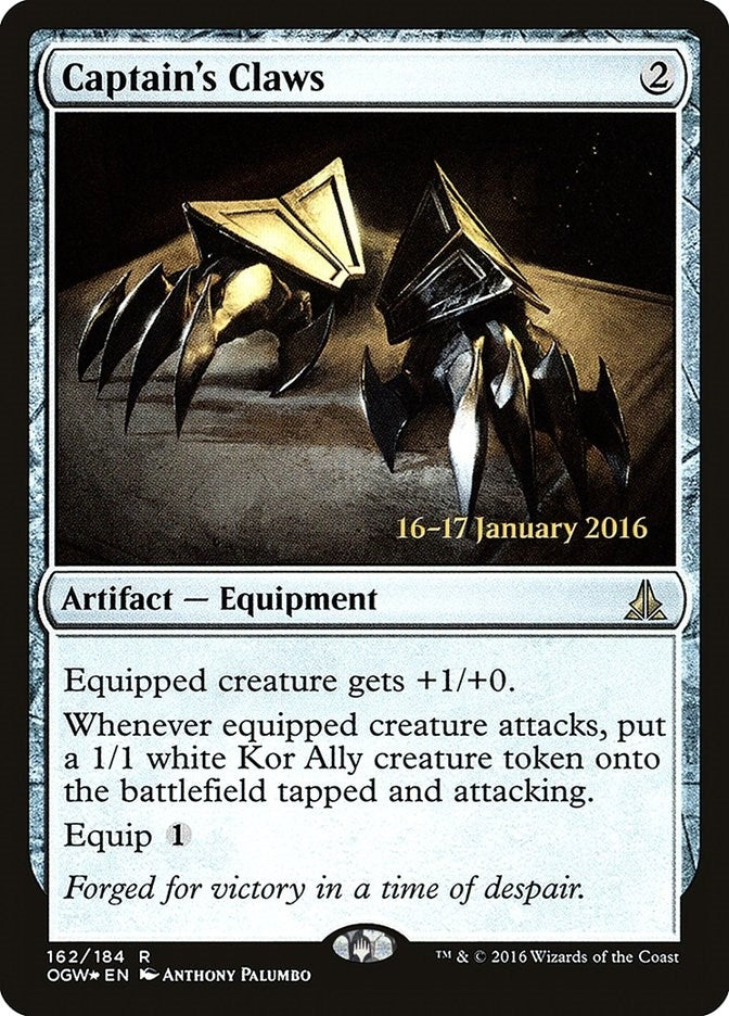 Image for Captain's Claws (162) [Prerelease Cards]