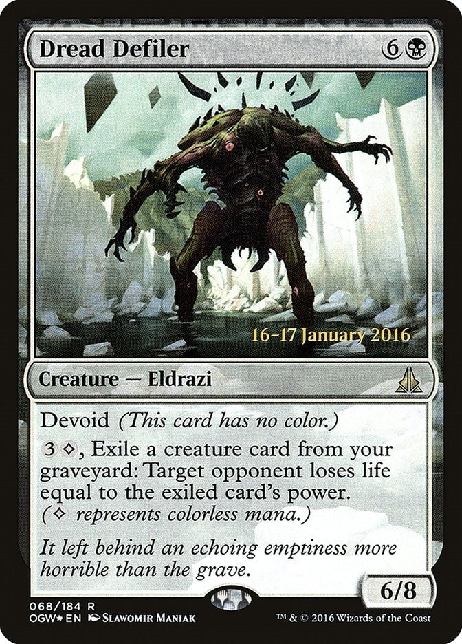 Image for Dread Defiler (68) [Prerelease Cards]