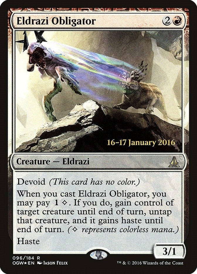 Image for Eldrazi Obligator (96) [Prerelease Cards]