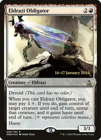 Image for Eldrazi Obligator (96) [Prerelease Cards]