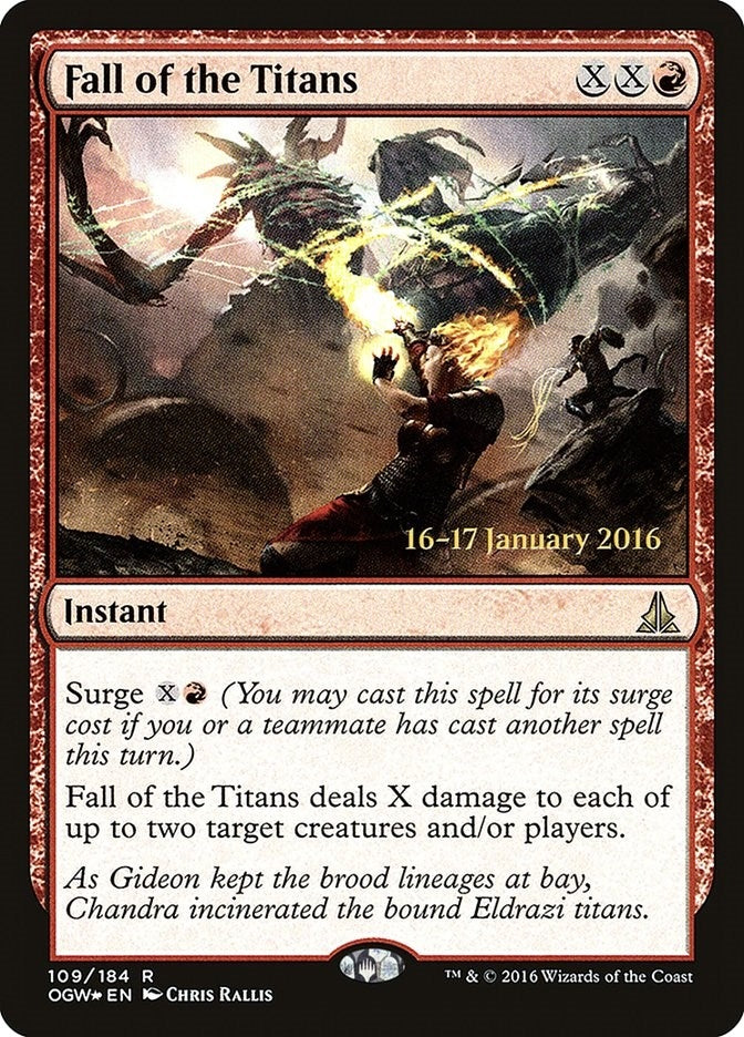 Image for Fall of the Titans (109) [Prerelease Cards]