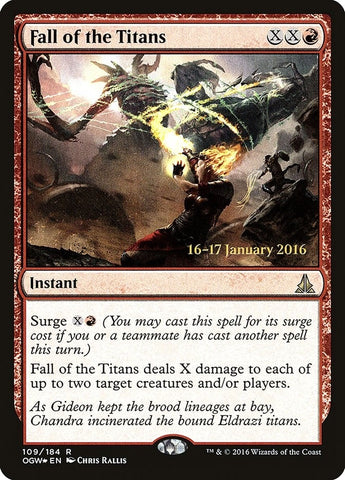 Image for Fall of the Titans (109) [Prerelease Cards]