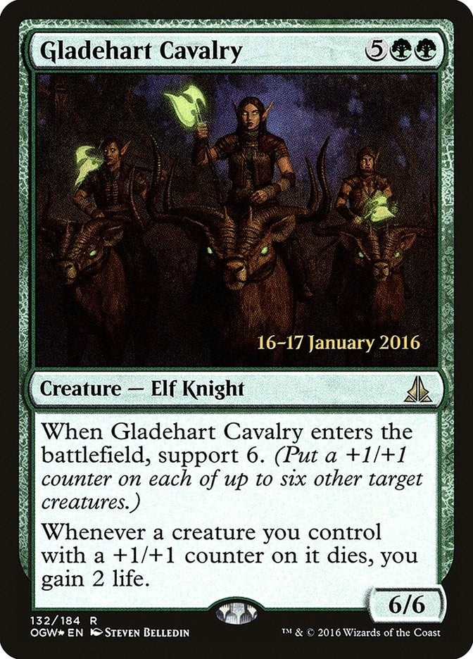Image for Gladehart Cavalry (132) [Prerelease Cards]