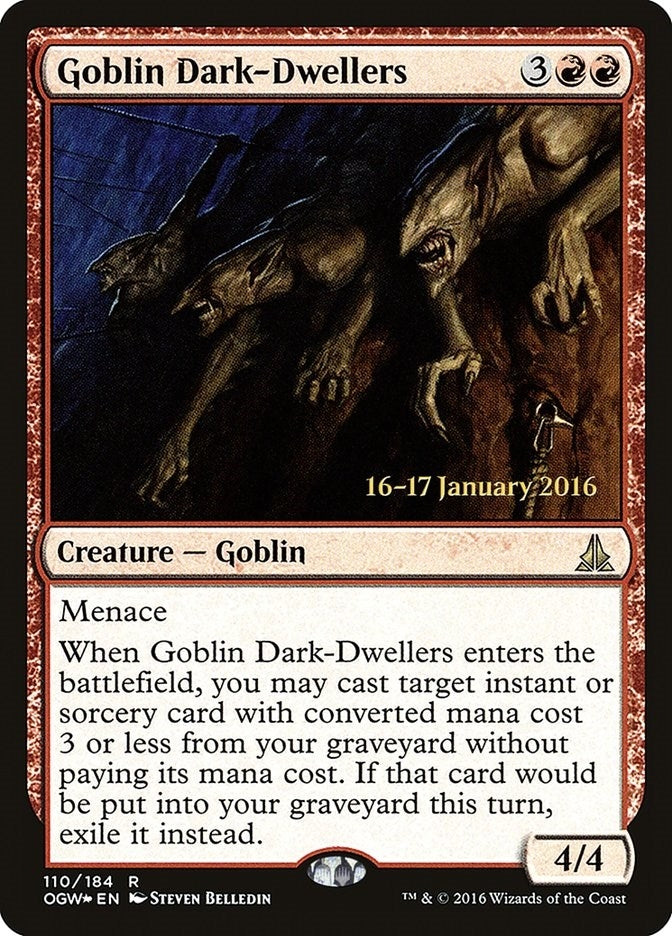 Image for Goblin Dark-Dwellers (110) [Prerelease Cards]