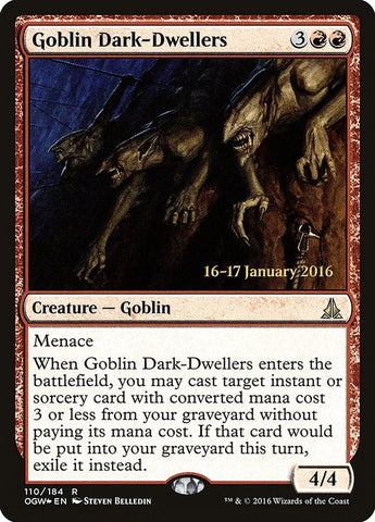 Image for Goblin Dark-Dwellers (110) [Prerelease Cards]