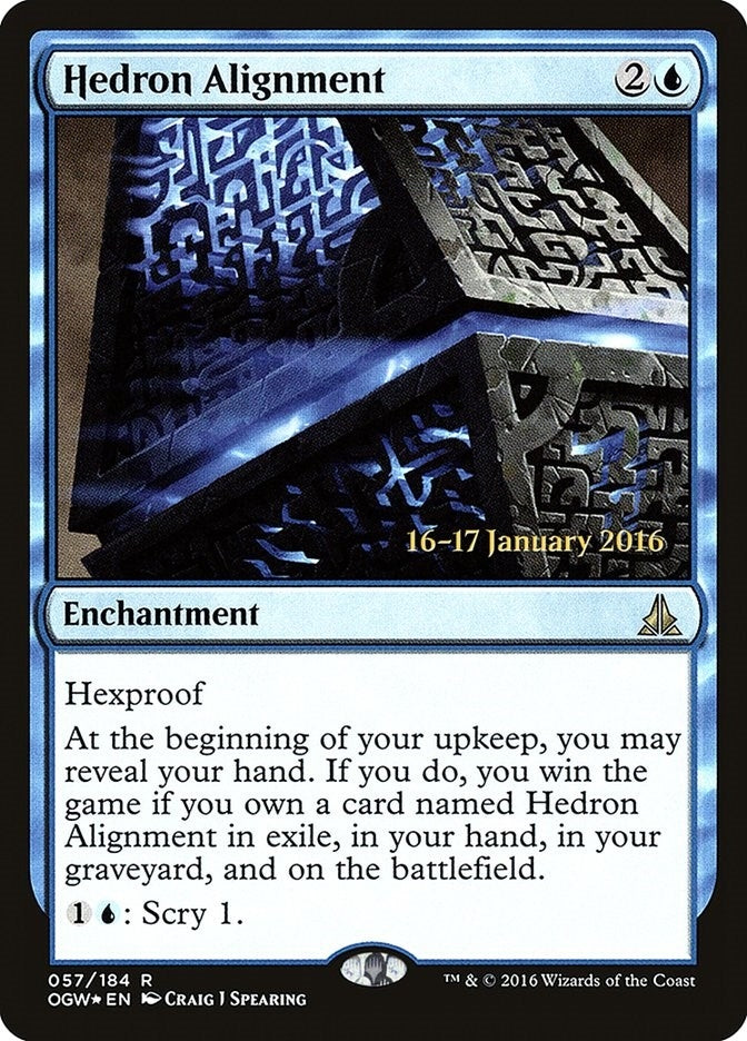 Image for Hedron Alignment (57) [Prerelease Cards]
